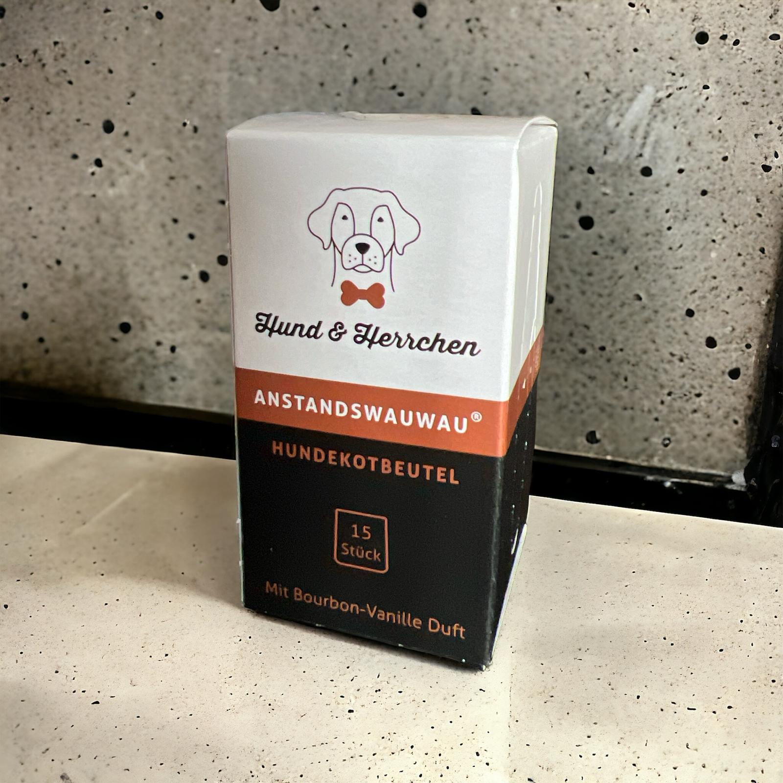 Hundekotbeutel Anstandswauwau Bourbon-Vanille